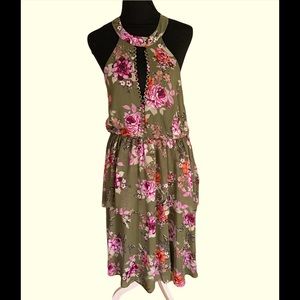 Torrid size 0 floral flouncy dress